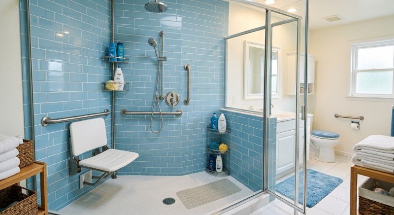 Senior Shower Installation in Manchester, NH